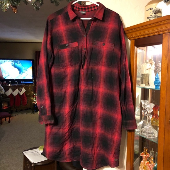 Eddie Bauer Dresses & Skirts - Eddie Bauer flannel dress size 14